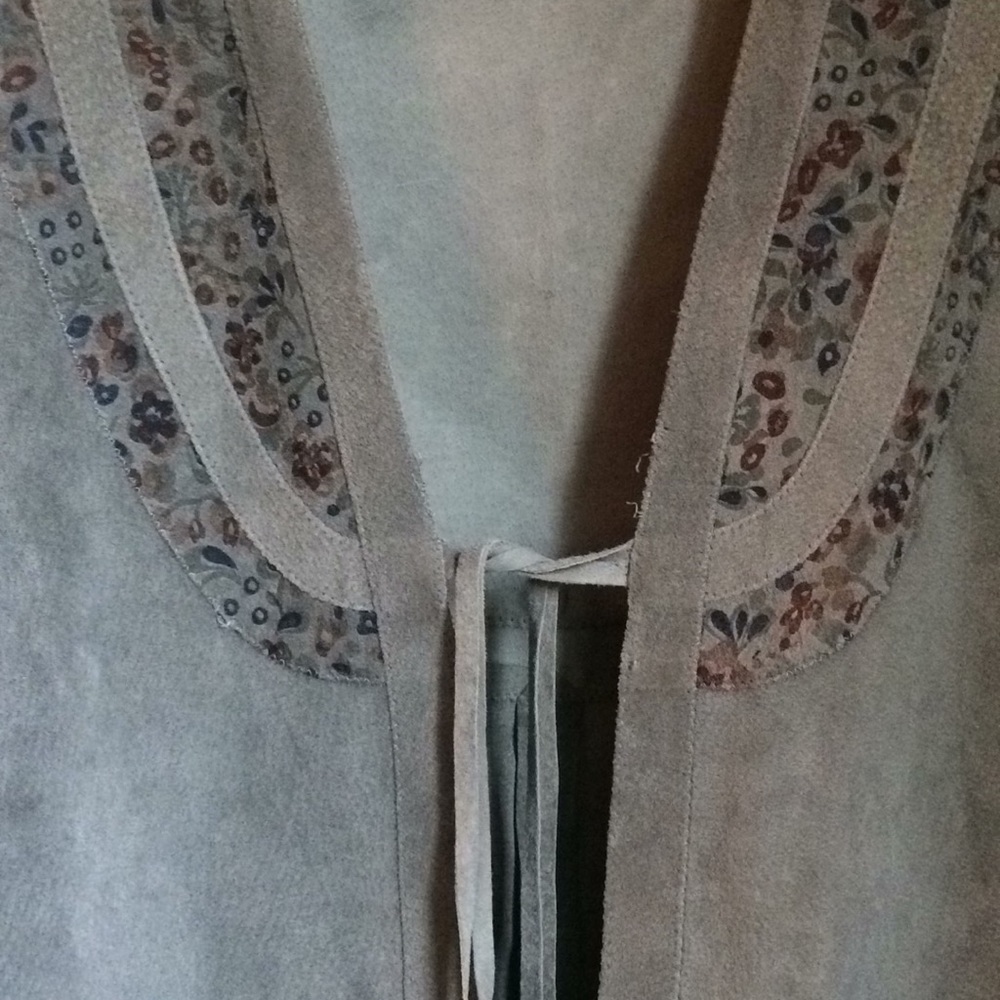 Vintage Bloomingdales Suede Boho Tunic